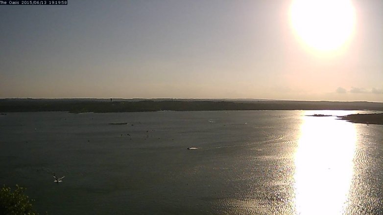 Lake Travis webcam, June 13, 2015 6:25 PM CT