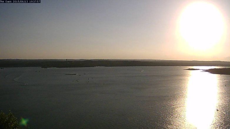 Lake Travis webcam, June 13, 2015 6:45 PM CT