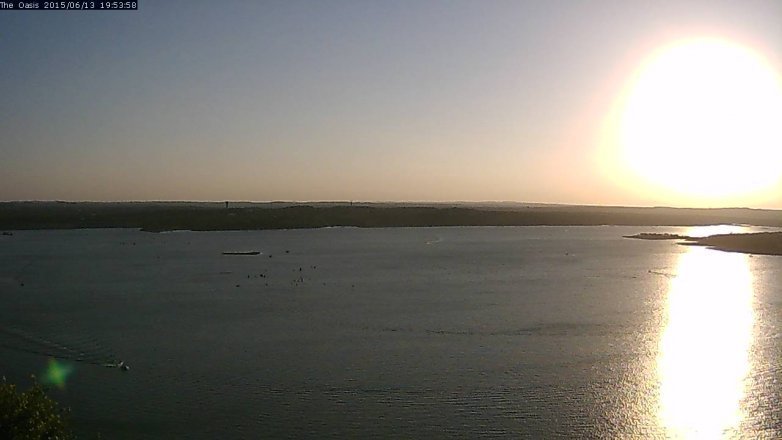 Lake Travis webcam, June 13, 2015 7:00 PM CT