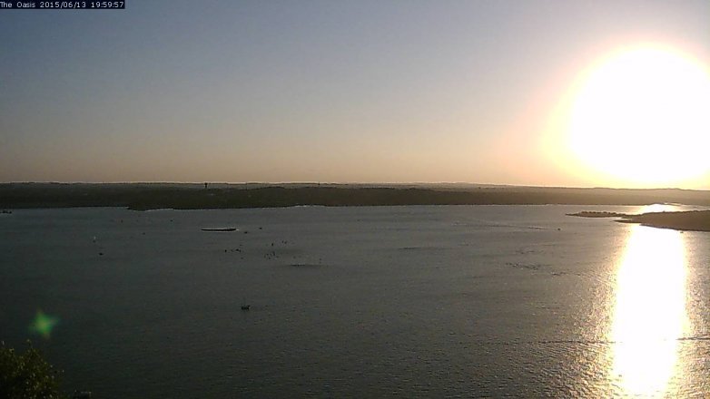 Lake Travis webcam, June 13, 2015 7:05 PM CT