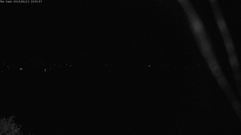 Lake Travis webcam, June 13, 2015 10:00 PM CT