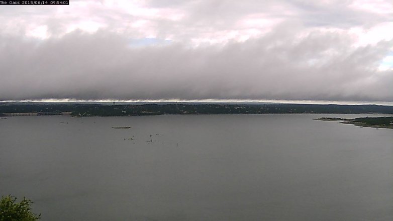 Lake Travis webcam, June 14, 2015 9:00 AM CT