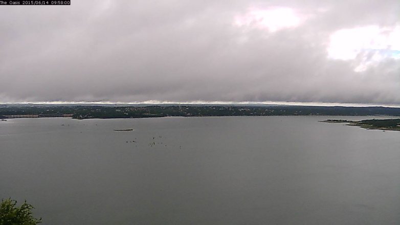 Lake Travis webcam, June 14, 2015 9:05 AM CT