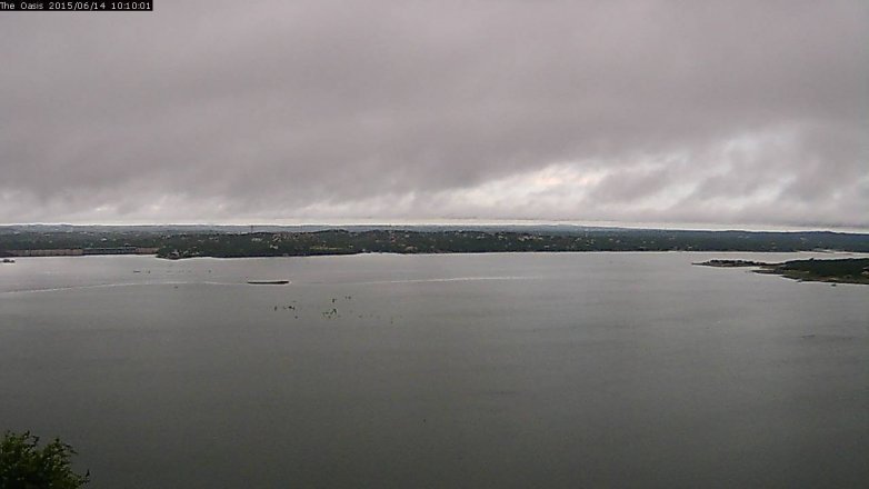 Lake Travis webcam, June 14, 2015 9:15 AM CT