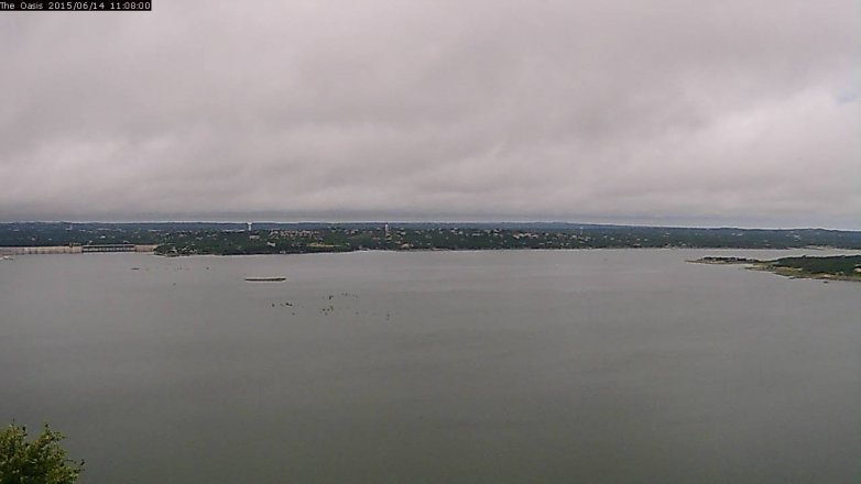 Lake Travis webcam, June 14, 2015 10:15 AM CT