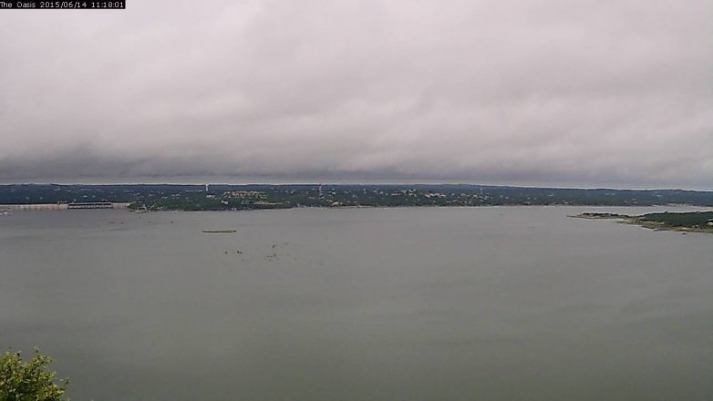 Lake Travis webcam, June 14, 2015 10:25 AM CT
