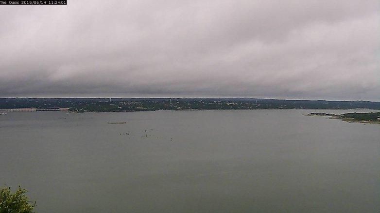 Lake Travis webcam, June 14, 2015 10:30 AM CT