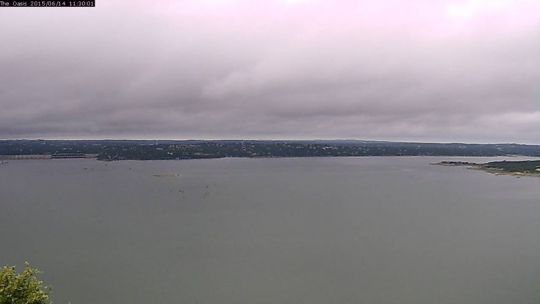 Lake Travis webcam, June 14, 2015 10:35 AM CT