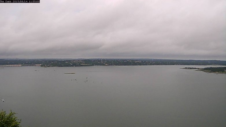 Lake Travis webcam, June 14, 2015 11:00 AM CT