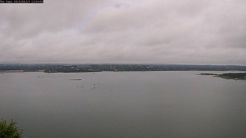 Lake Travis webcam, June 14, 2015 11:10 AM CT