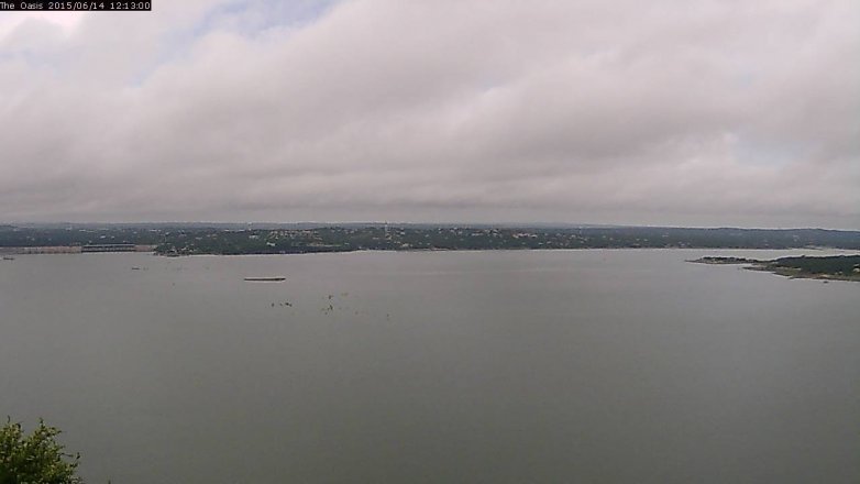 Lake Travis webcam, June 14, 2015 11:20 AM CT
