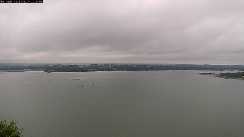 Lake Travis webcam, June 14, 2015 11:30 AM CT