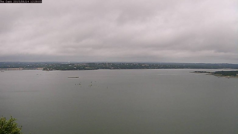Lake Travis webcam, June 14, 2015 11:35 AM CT