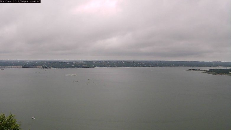 Lake Travis webcam, June 14, 2015 11:50 AM CT