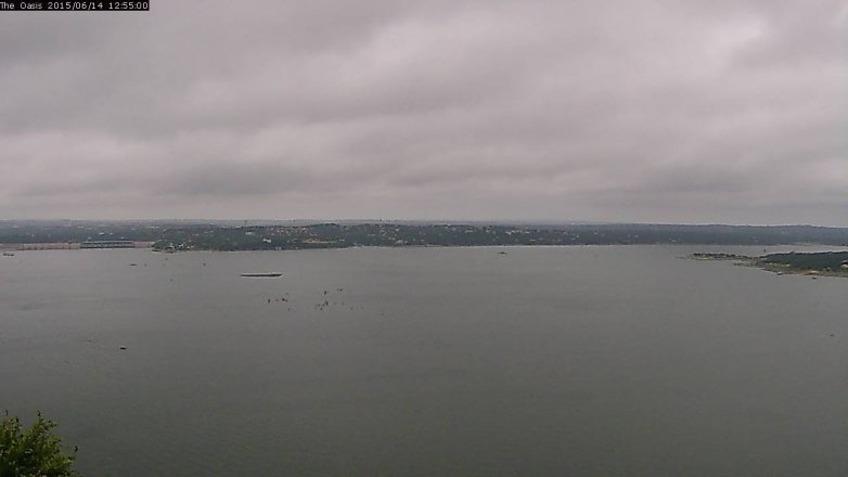 Lake Travis webcam, June 14, 2015 12:00 PM CT