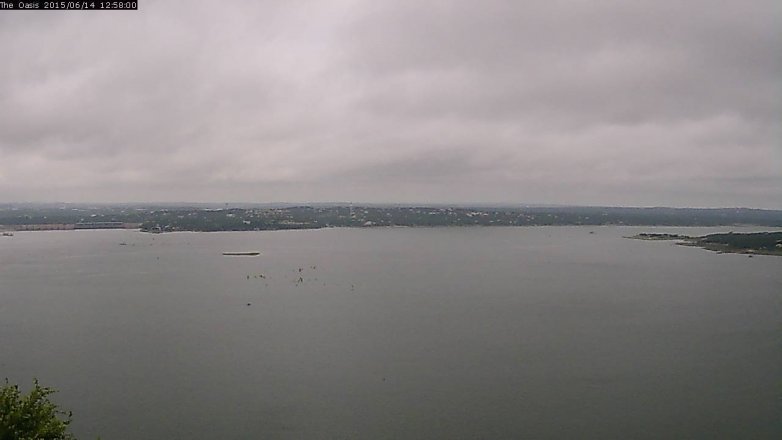 Lake Travis webcam, June 14, 2015 12:05 PM CT