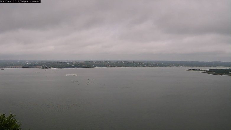 Lake Travis webcam, June 14, 2015 12:10 PM CT