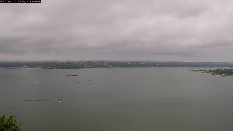 Lake Travis webcam, June 14, 2015 12:25 PM CT