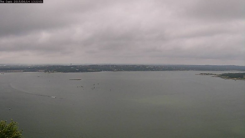 Lake Travis webcam, June 14, 2015 12:30 PM CT