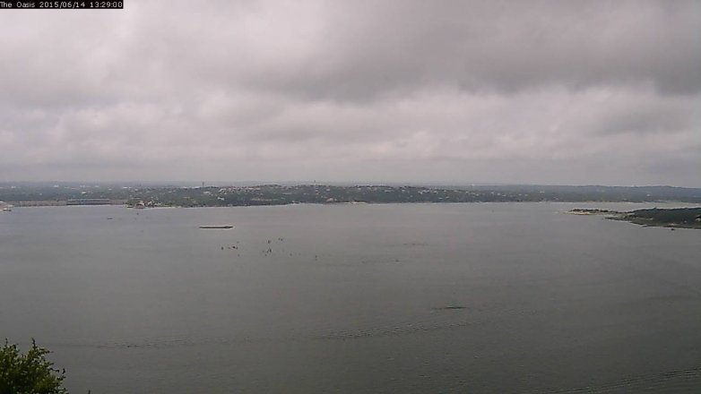 Lake Travis webcam, June 14, 2015 12:35 PM CT