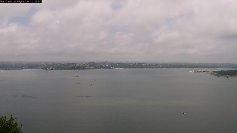 Lake Travis webcam, June 14, 2015 12:40 PM CT