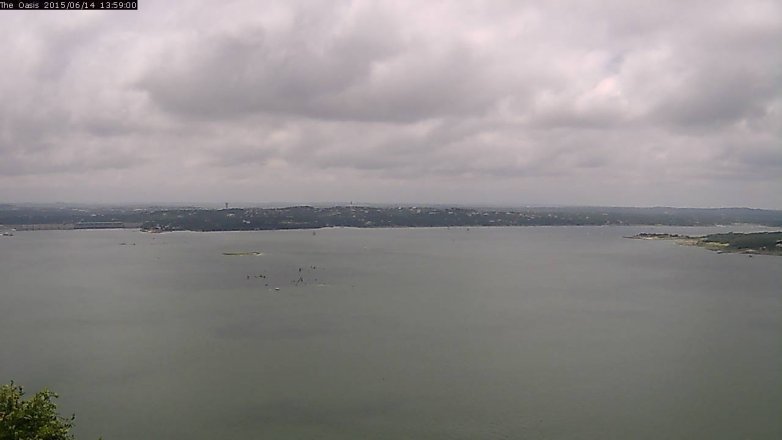 Lake Travis webcam, June 14, 2015 1:05 PM CT