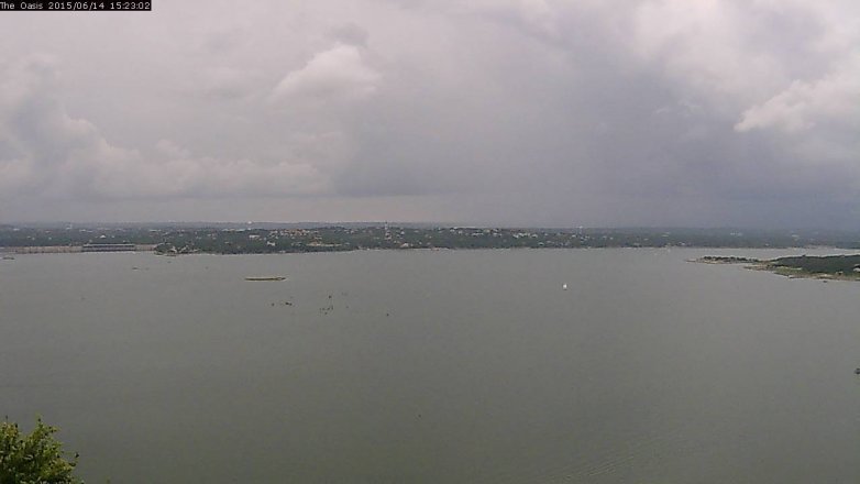 Lake Travis webcam, June 14, 2015 2:30 PM CT