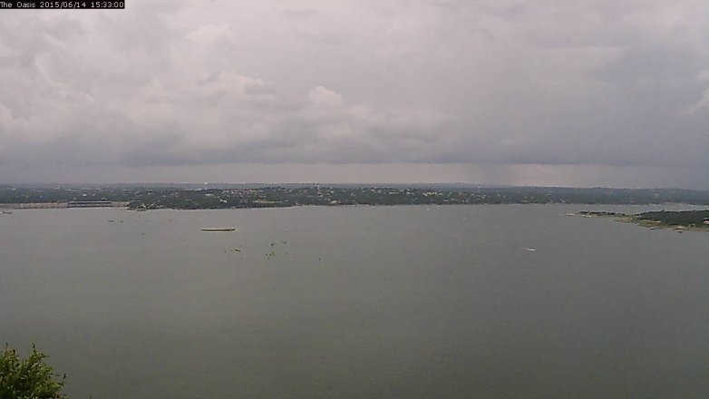 Lake Travis webcam, June 14, 2015 2:40 PM CT
