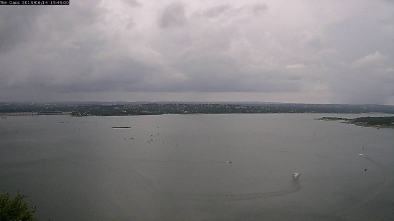Lake Travis webcam, June 14, 2015 2:50 PM CT