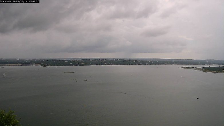 Lake Travis webcam, June 14, 2015 2:55 PM CT