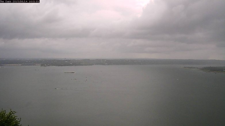 Lake Travis webcam, June 14, 2015 3:05 PM CT