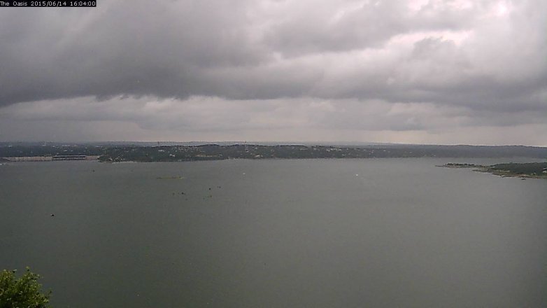 Lake Travis webcam, June 14, 2015 3:10 PM CT