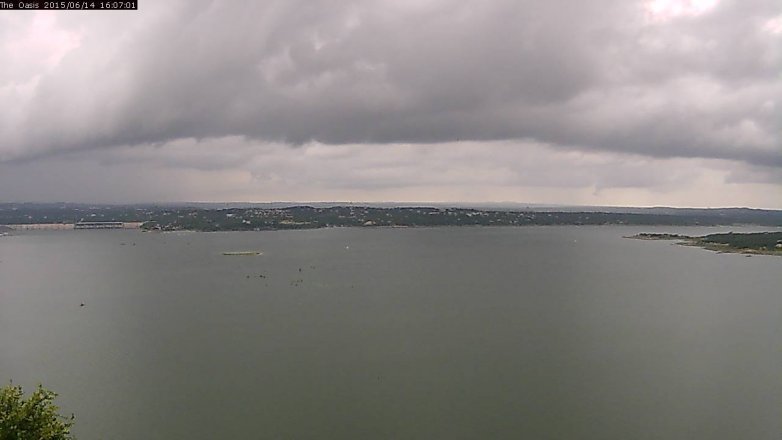 Lake Travis webcam, June 14, 2015 3:15 PM CT