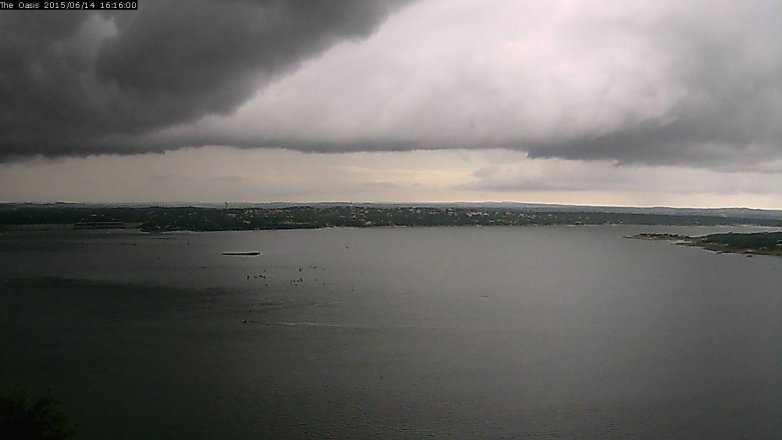 Lake Travis webcam, June 14, 2015 3:20 PM CT