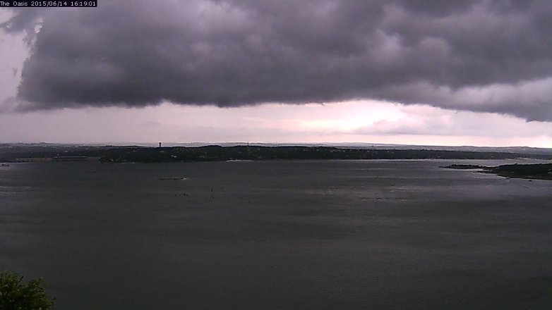 Lake Travis webcam, June 14, 2015 3:25 PM CT