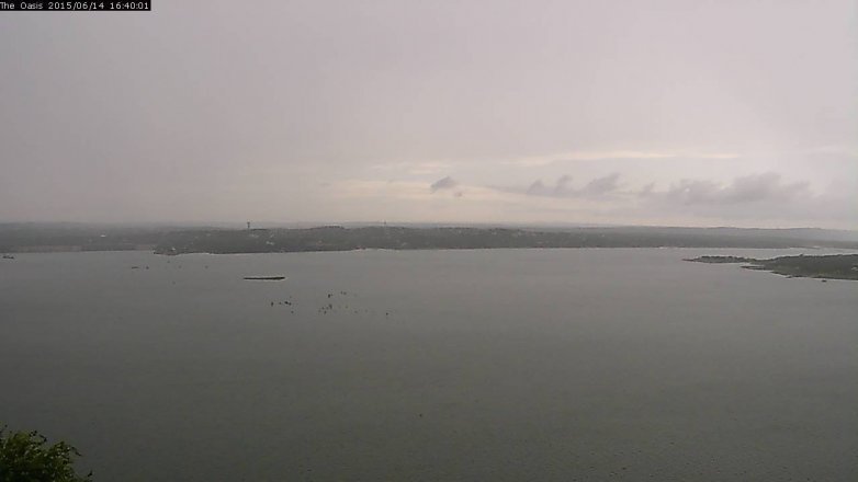 Lake Travis webcam, June 14, 2015 3:45 PM CT