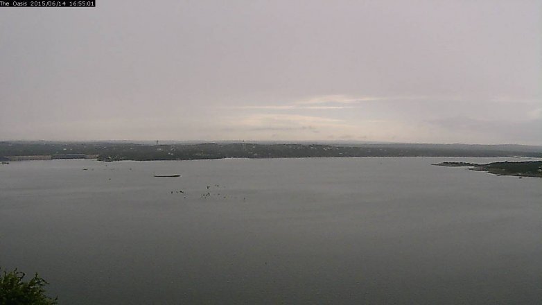 Lake Travis webcam, June 14, 2015 4:00 PM CT