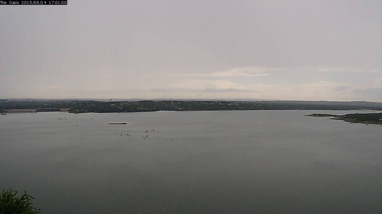 Lake Travis webcam, June 14, 2015 4:10 PM CT