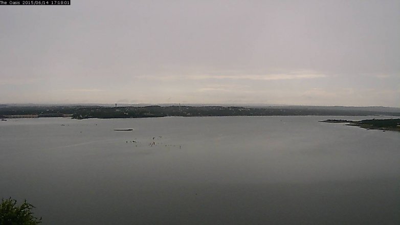 Lake Travis webcam, June 14, 2015 4:25 PM CT
