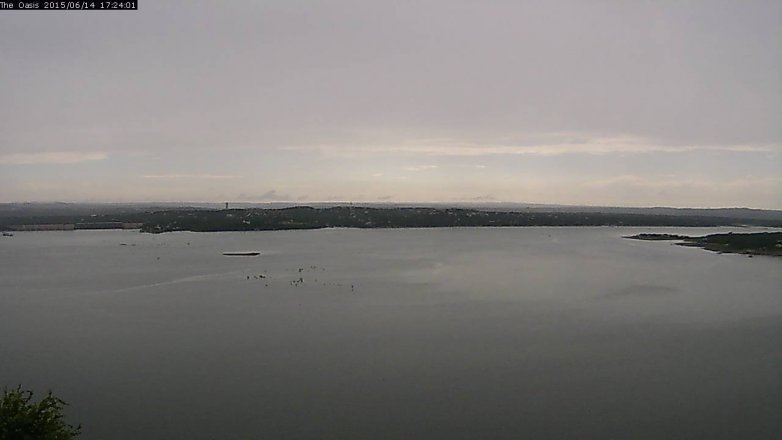 Lake Travis webcam, June 14, 2015 4:30 PM CT