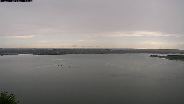 Lake Travis webcam, June 14, 2015 4:35 PM CT