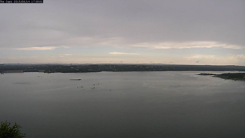 Lake Travis webcam, June 14, 2015 4:45 PM CT