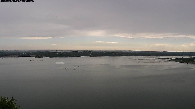 Lake Travis webcam, June 14, 2015 4:50 PM CT
