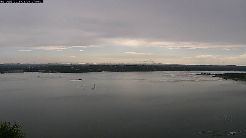 Lake Travis webcam, June 14, 2015 4:55 PM CT