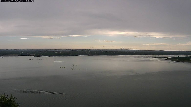 Lake Travis webcam, June 14, 2015 5:00 PM CT