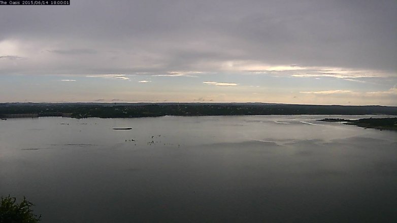 Lake Travis webcam, June 14, 2015 5:05 PM CT