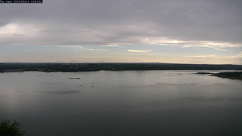 Lake Travis webcam, June 14, 2015 5:10 PM CT