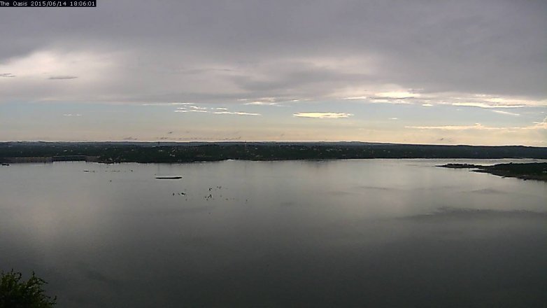 Lake Travis webcam, June 14, 2015 5:15 PM CT