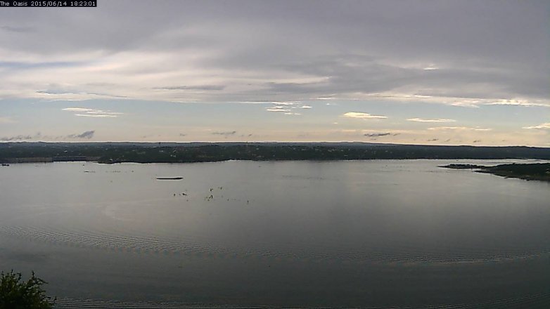 Lake Travis webcam, June 14, 2015 5:30 PM CT