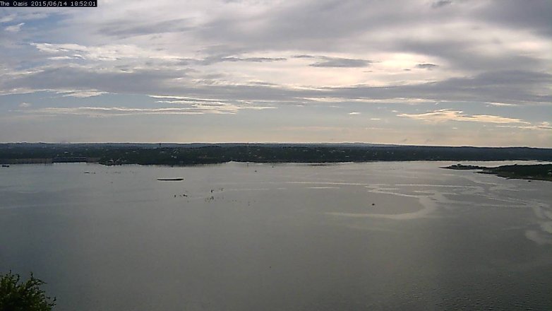 Lake Travis webcam, June 14, 2015 6:00 PM CT